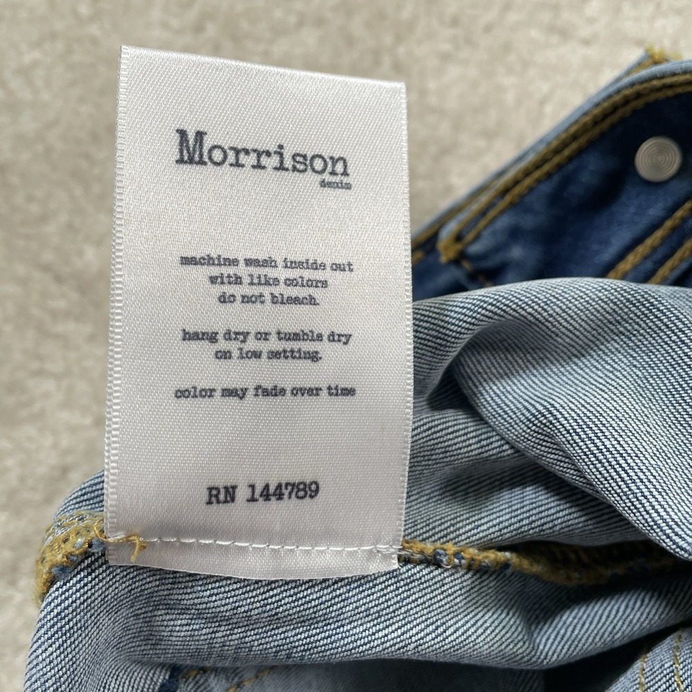 NWT Morrison Denim The Trucker Jeans Womens 27 Blue Bootcut Mid-rise - Picture 13 of 13